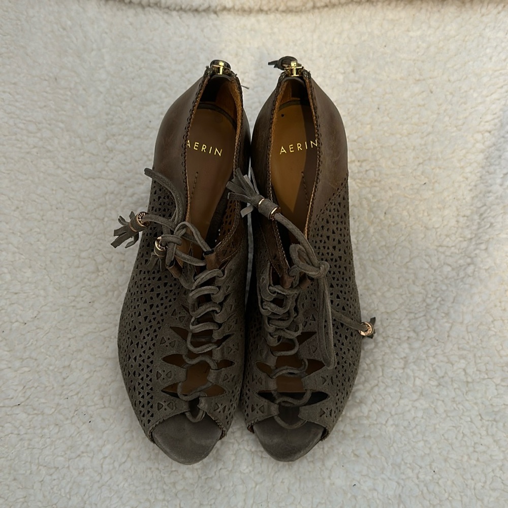 Aerin leather heels